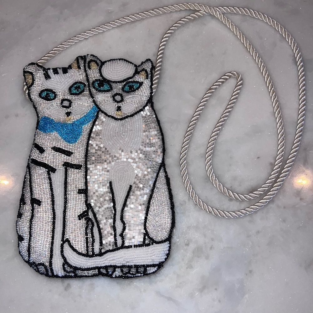 OOAK Vintage Siamese Cat Bag